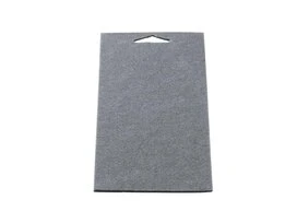 PLAQUES FEUTRE MARRON 250X90MM LOT DE 3