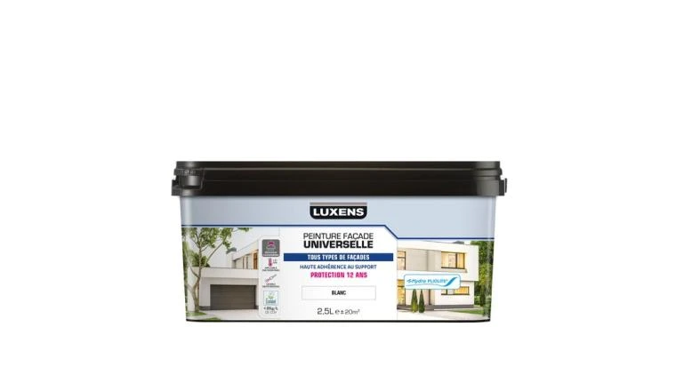 PEINTURE FACADE UNIVERSELLE 12 ANS LUXENS 2 5 L BLANC