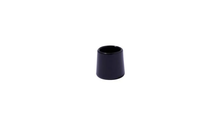 EMBOUTS ENVELOPPANT PLASTIQUE STANDERS NOIR 10MM LOT DE 8