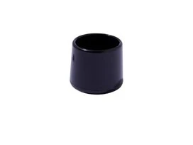 EMBOUTS ENVELOPPANT PLASTIQUE STANDERS NOIR 20MM LOT DE 4