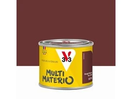 PEINTURE EXTERIEURE MULTIMATERIAUX ROUGE BASQUE SATIN V33 125ML