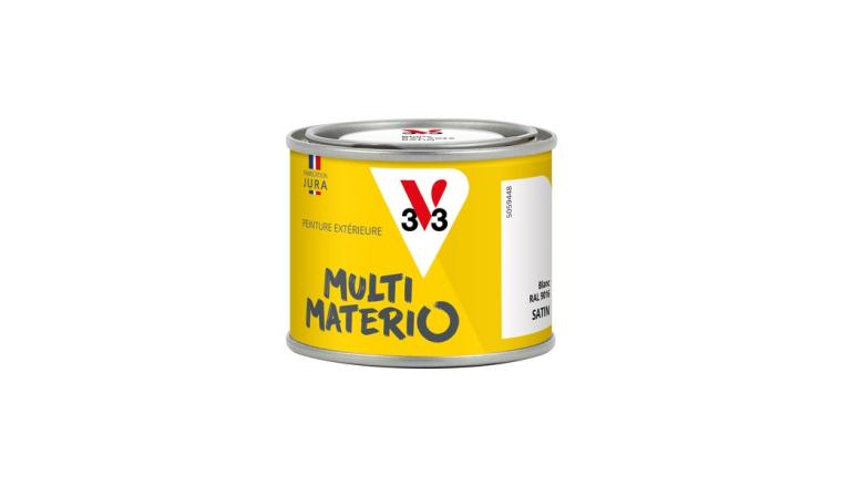 PEINTURE EXTERIEURE MULTIMATERIAUX BLANC SATIN V33 125ML