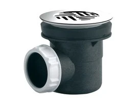 BONDE DOUCHE D60 GRILLE D85 SORTIE HORIZONTAL D40