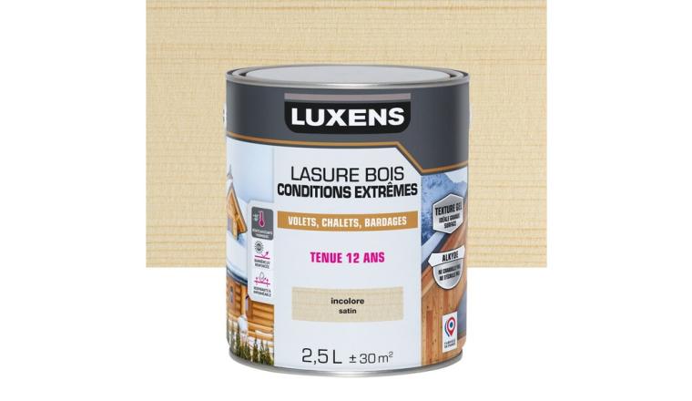 LASURE LUXENS CONDITIONS EXTREMES 12 ANS INCOLORE BRILLANT 2.5L 