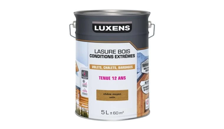LASURE LUXENS CONDITIONS EXTREMES 12 ANS CHENE MOYEN BRILLANT 5L