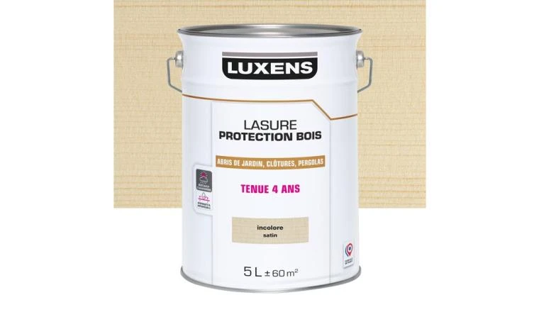 LASURE LUXENS 4 ANS INCOLORE SATINE 5L