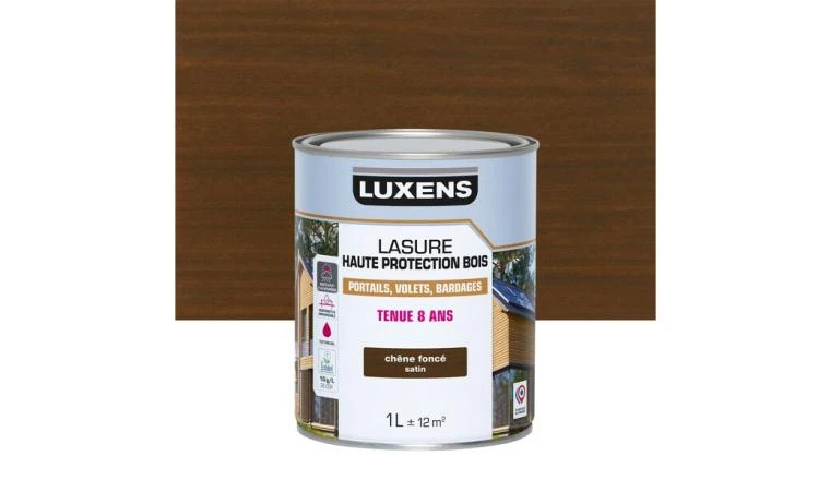 LASURE LUXENS 8 ANS CHENE FONCE SATINE 1L