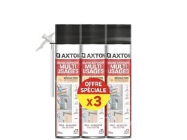Mousse expansive multi usages Axton 3x500ml