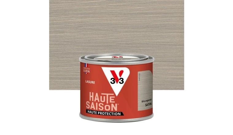 LASURE V33 HAUTE SAISON 8ANS GRIS ARGENT 0.125L