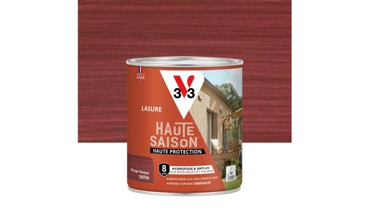 LASURE V33 HAUTE SAISON 8ANS ROUGE BASQUE 0.75L