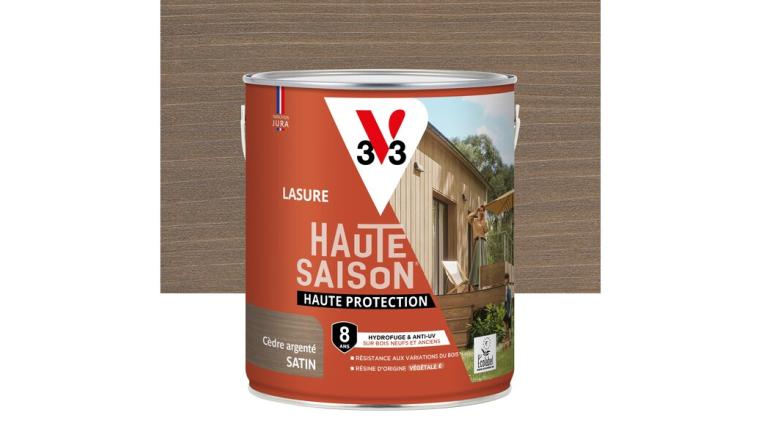 LASURE V33 HAUTE SAISON 8ANS CEDRE ARGENTE 2.5L