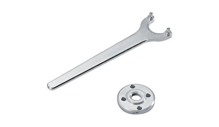 CLE DROITE + ECROU M14/MEULEUSE AL22MM