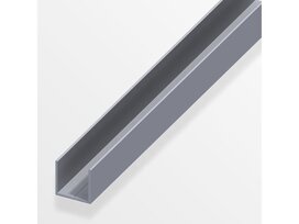 U CARRE ALU BRUT COMBI 23.5 1M