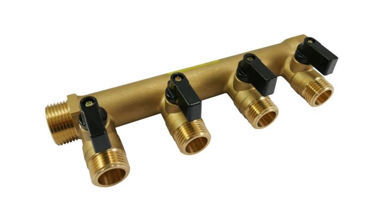 COLLECTEUR VANNE MALE/FEMELLE 20X27 4DEPARTS 15X21