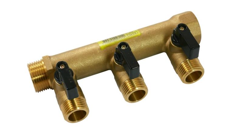 COLLECTEUR VANNE MALE/FEMELLE 20X27 3DEPARTS