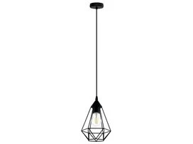 SUSPENSION GRAHA E27 D17.5 METAL NOIR INSPIRE