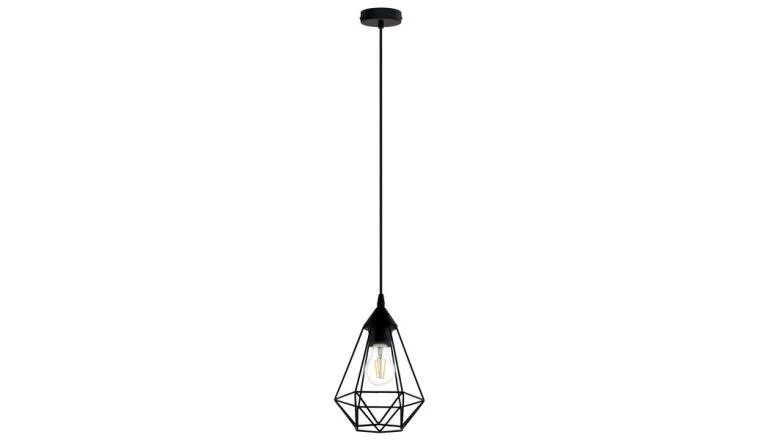 SUSPENSION GRAHA E27 D17.5 METAL NOIR INSPIRE