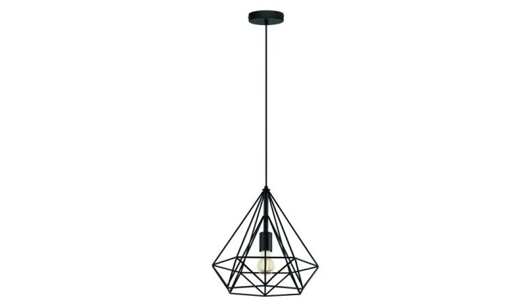 SUSPENSION GRAHA E27 D32.5 METAL NOIR INSPIRE