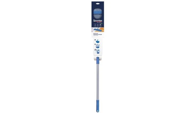 BALAI A PLAT LAVAGE ESSORAGE INTEGRE MICROFIBR 360DEG TELES 1M40 SPONTEX