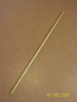 MANCHE BALAI BOIS BRUT 120CM DIAMETRE 24MM