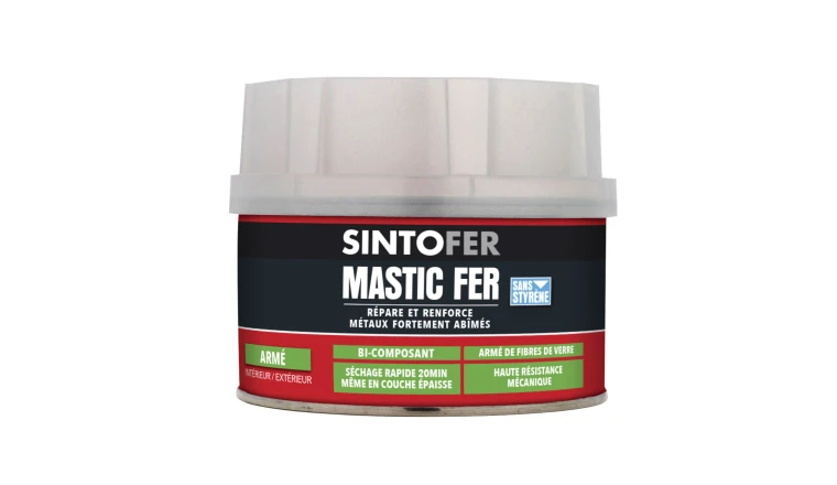 Mastic fer métal armé Sintofer 190GR