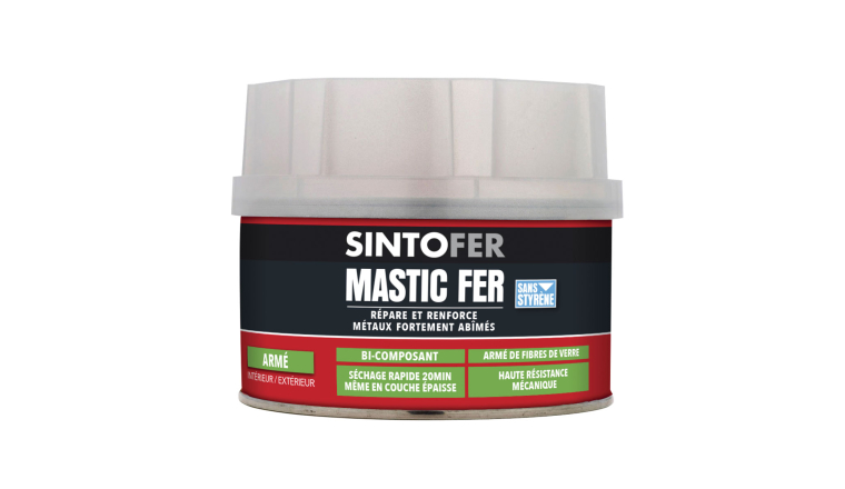 Mastic fer métal armé Sintofer 190GR