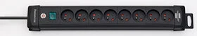 Multiprise 8 prises avec interrupteur H05VV-F 3G1,5 câble 3m