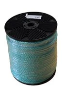 CORDE POLYP. 10MM VERT AU METRE