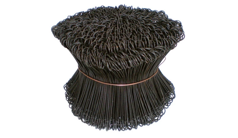 BOTTE 1000 LIENS METALLIQUES RECUIT A BOUCLES D. 1.1 X 140 MM