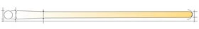 MANCHE PIOCHE ROND 0M90X50