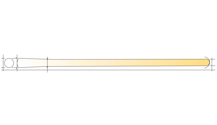 MANCHE PIOCHE ROND 0M90X50