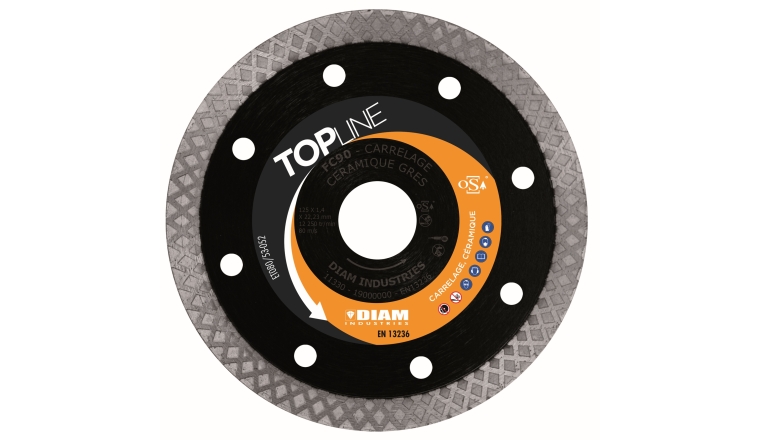 DISQUE DIAM.125 CARRELAGE/GRES/GRANIT 910125 ABRAS