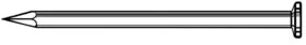 POINTE TETE PLATE 70X3.0MM BTE 5KG