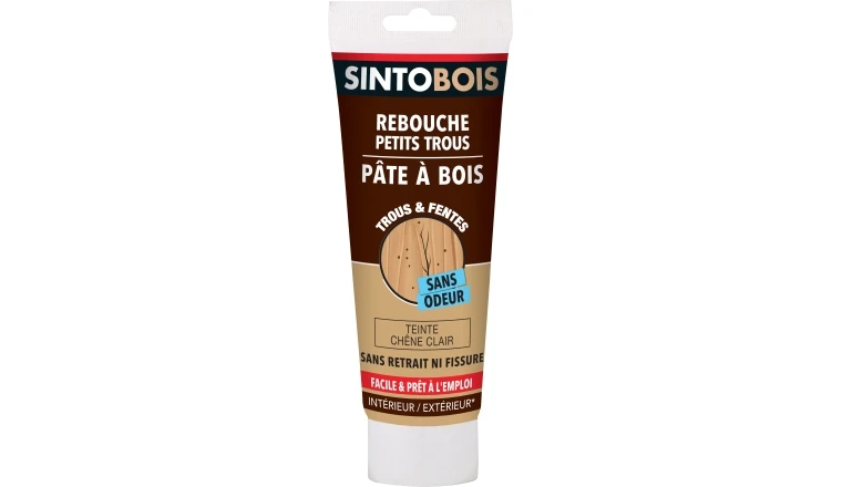 PATE A BOIS POUR REBOUCHER IMPERFECTIONS ET FISSURES 250G CHENE CLAIR