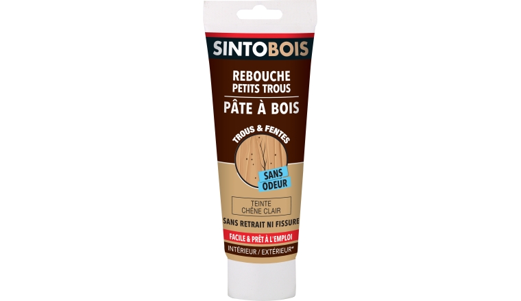 PATE A BOIS POUR REBOUCHER IMPERFECTIONS ET FISSURES 250G CHENE CLAIR