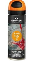 TRACEUR CHANTIER FLUO ORANGE 650ML 141516 SOPPEC