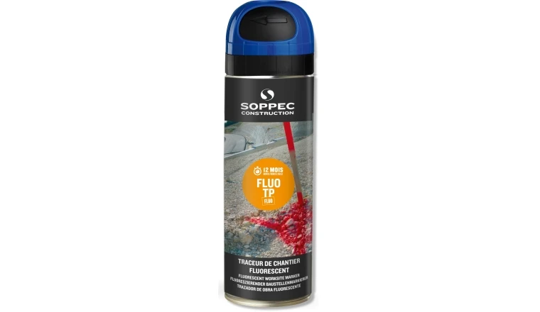 TRACEUR CHANTIER FLUO BLEU 650ML 141519 SOPPEC
