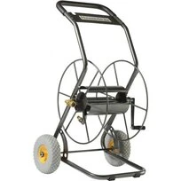 Dévidoir pour tuyau arrosage 85m 2 roues increvables Haemmerlin
