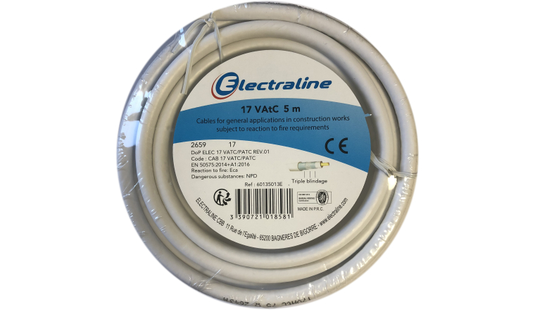 CABLE SAT 17VATCA BLC BOB/5M