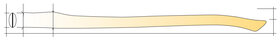 MANCHE HACHE CANADIENNE LEBORGNE OEIL 60X20MM 0M90
