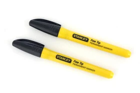 MARQUEUR NOIR POINTE FINE - CARTE 2PCS