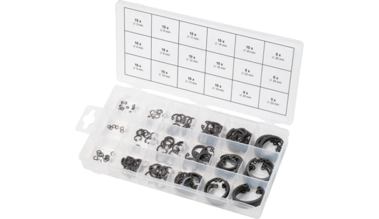 ASSORTIMENT CIRCLIPS INTERNES 180 PIECES