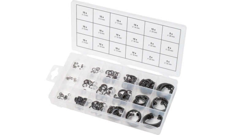 ASSORTIMENT CIRCLIPS INTERNES 180 PIECES