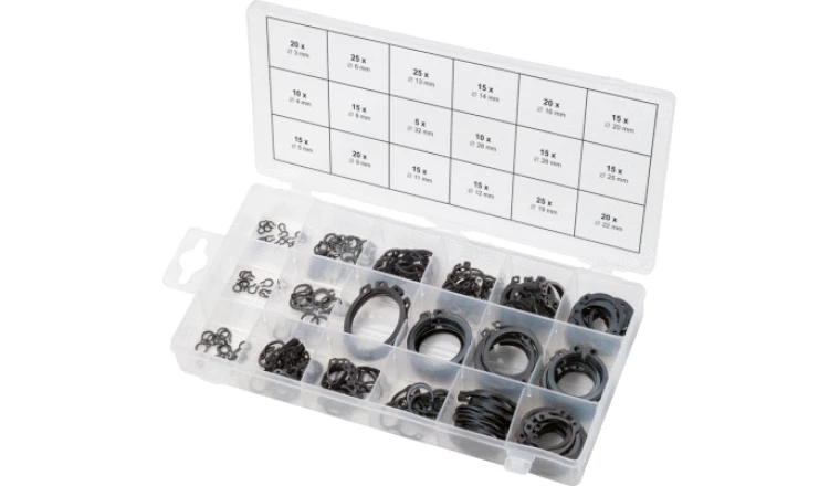 ASSORTIMENT CIRCLIPS EXTERNES 300 PIECES