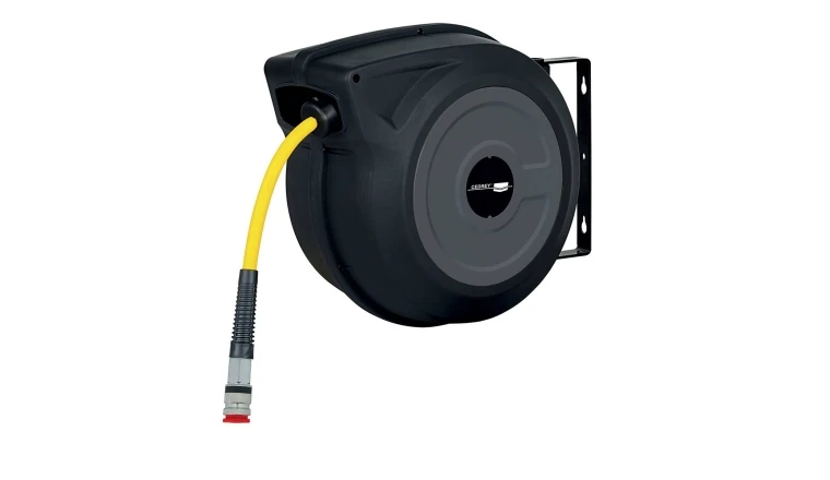 ENROULEUR AIR COMPRIME EQUIPE FLEXIBLE 20M EN 3/8''