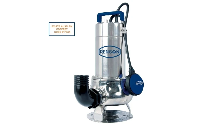 POMPE DE RELEVAGE MONO INOX EAUX TRES CHARGEES