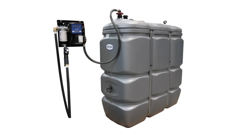 CUVE FUEL 1500L EQUIPE POMPE 50L/MIN