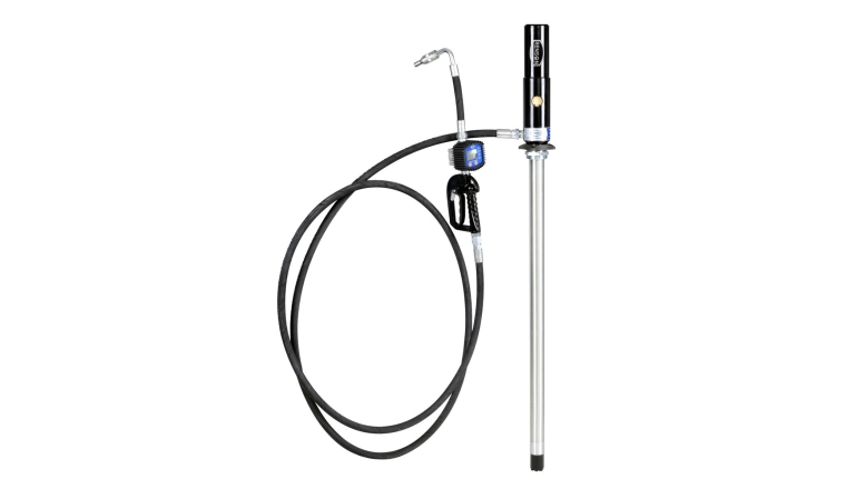 KIT FIXE POMPE A HUILE PNEUMATIQUE 3 1 POUR FUT 200L AVEC FLEXIBLE 4M RENSON