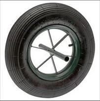 Roue gonflable Ø 400mm Axe Ø20mm lg moyeu 260mm 