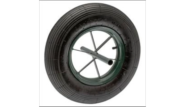 Roue gonflable Ø 400mm Axe Ø20mm lg moyeu 260mm 